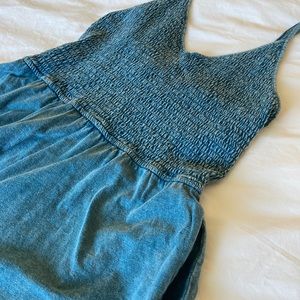 Wild Fable Turquoise Smoked Romper